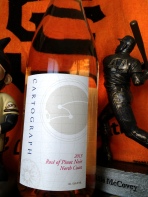 Willie McCovey and Sergio Romo's gnome version are also fans of Cartograph wines!